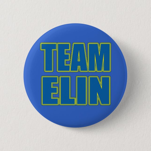 Team Elin T - Shirts, Hoodies, Tragetaschen Button (Vorderseite)