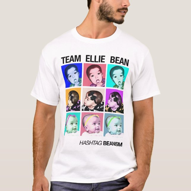 Team Ellie Bohne T-Shirt (Vorderseite)