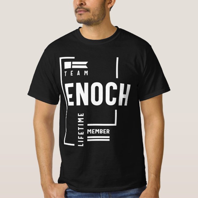 Team Enoch Lifetime Personalisiert Name T-Shirt (Vorderseite)
