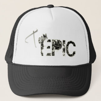 Team-epischer schwarzer Hut Truckerkappe
