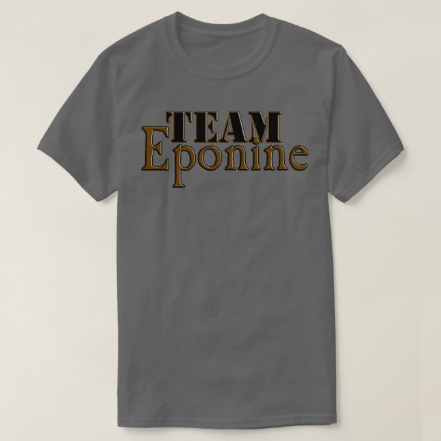 Team Eponine T-Shirt (Design vorne)