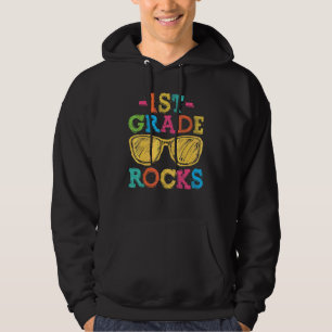 Team Erste Klasse Hallo 1. Klasse Rockt Zurück zur Hoodie