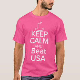 Team Europe Behielt Ruhe und Sieg über den US Golf T-Shirt