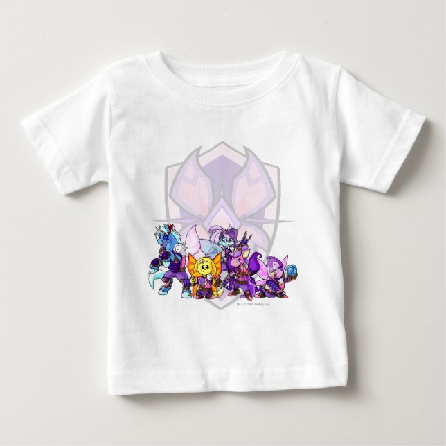 Team Faerieland Gruppe Baby T-shirt (Vorderseite)