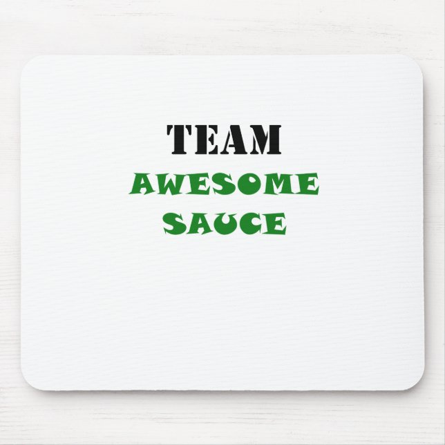 Team-fantastische Soße Mousepad (Vorne)