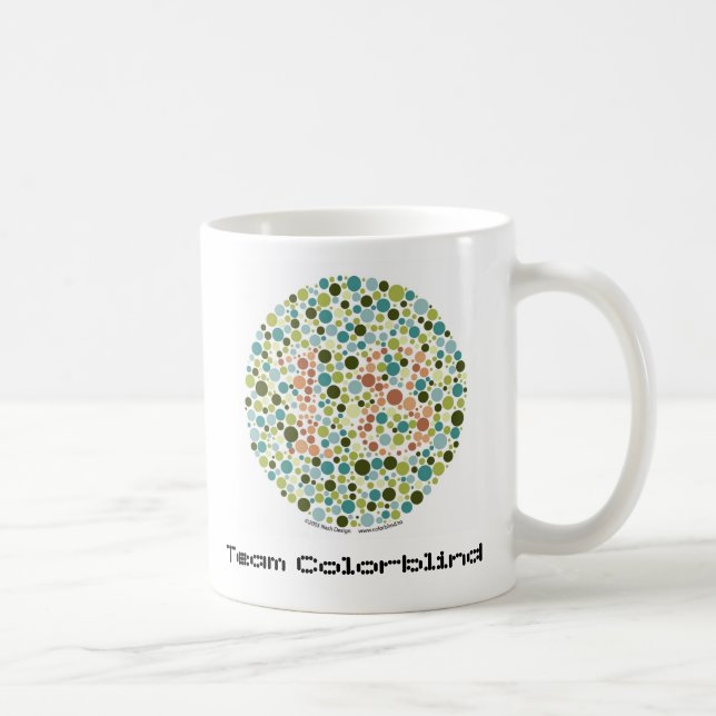 Team-farbenblinde Kaffee-Tasse Tasse (Rechts)