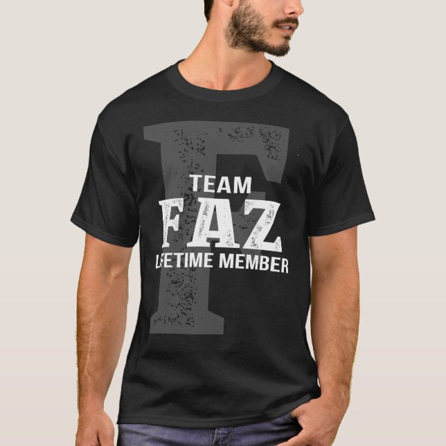 Team FAZ Lifetime Member T-Shirt (Vorderseite)