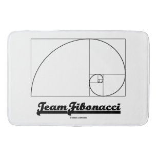 Team Fibonacci (Fibonacci Spiral) Badematte