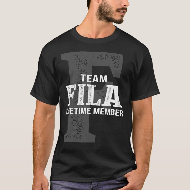 Team FILA Lifetime-Mitglied T-Shirt (Vorderseite)