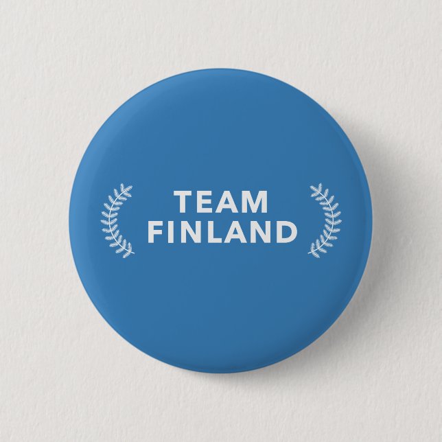 Team Finnland Button (Vorderseite)