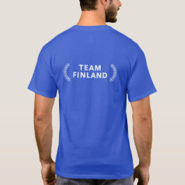 Team Finnland rev T - Shirt-Rückseite T-Shirt