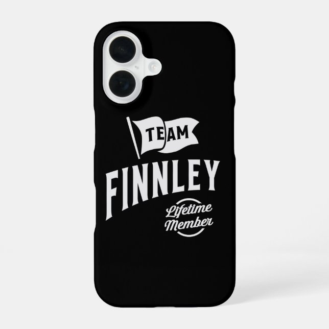 Team Finnley Lifetime Mitglied iPhone 16 Hülle (Rückseite)