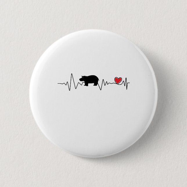 Team-Fiona-Baby-Flusspferd-LiebeHippopotamus Button (Vorderseite)