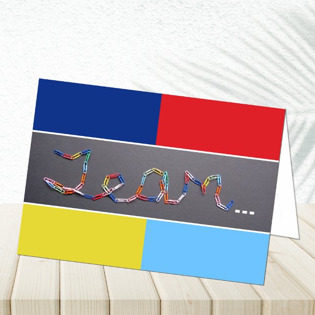 Team Flag Administrative Professionals Day Card Dankeskarte (Von Creator hochgeladen)
