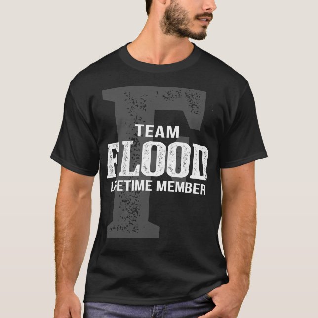 Team FLOOD Lifetime Member T-Shirt (Vorderseite)