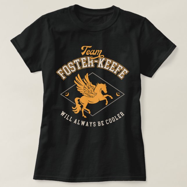 Team Foster-Keefe KOTLC Foxfire Academy Black Swan T-Shirt (Design vorne)