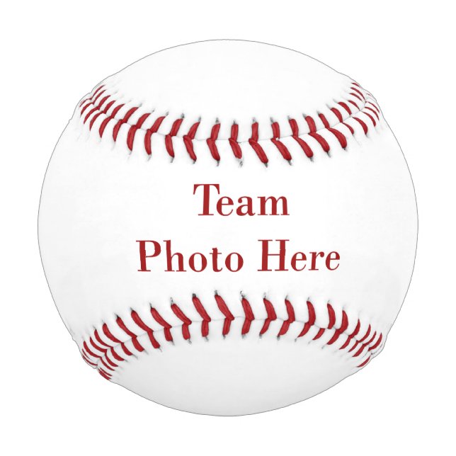 Team-Foto ~ Personalisiert Baseball (Vorderseite)