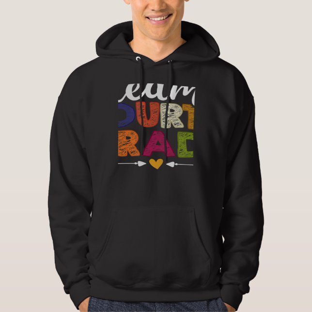 Team Fourth Grade Teacher Students Back To School  Hoodie (Vorderseite)
