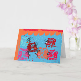 Team Fran Fish Cards Karte