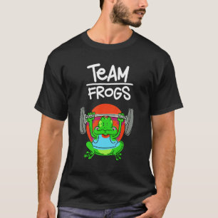 Team Frosch Tier Sport Süß Sportlich Tier Frosch T-Shirt