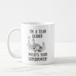 Team-Führer-Supermacht-Tasse Tasse