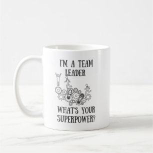 Team-Führer-Supermacht-Tasse Tasse