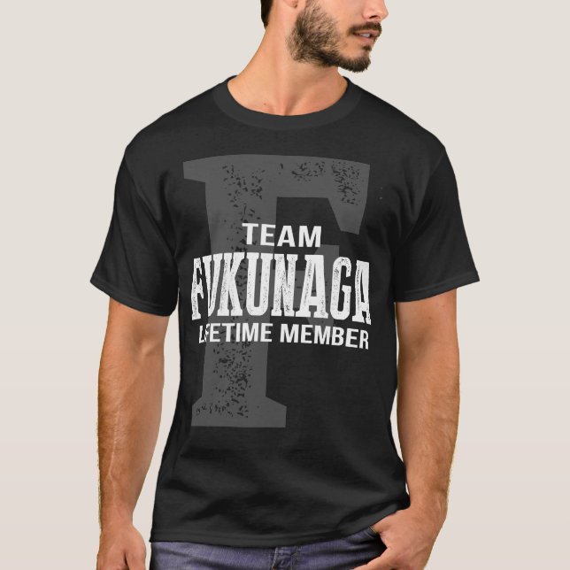 Team FUKUNAGA Lebenszeitmitglied T-Shirt (Vorderseite)