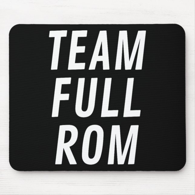 Team Full Rom Fitness Bodybuilding Gym Team Full R Mousepad (Vorne)