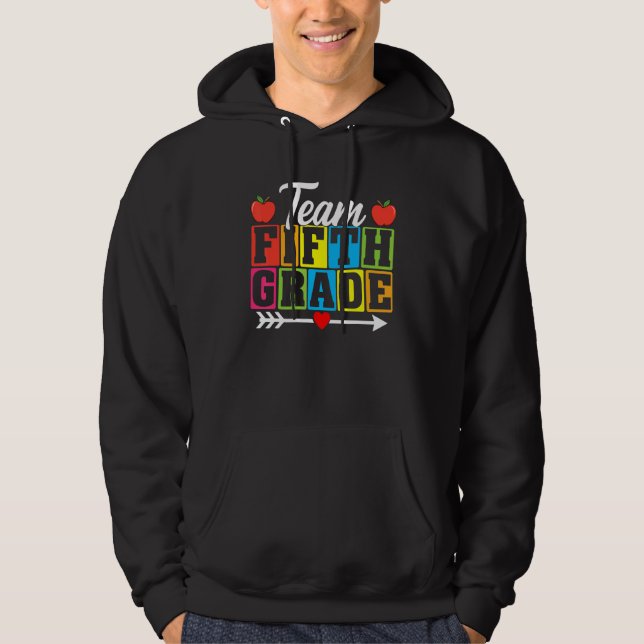 Team Fünfte Klasse  5. Klasse Lehrer Schüler Hoodie (Vorderseite)