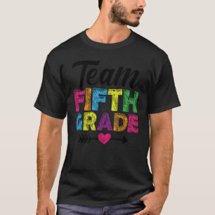 Team Fünfte Klasse Lehrer Schüler zurück zur Schul T-Shirt