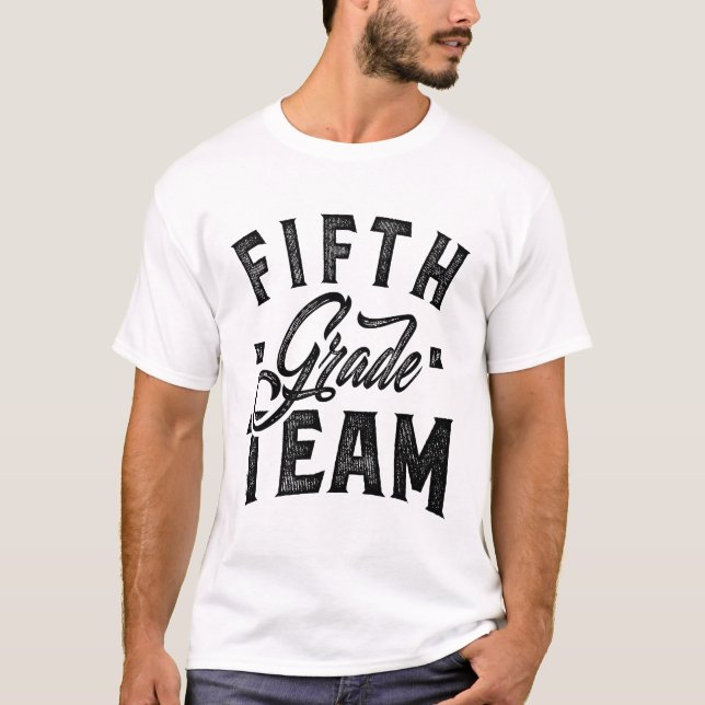 Team Fünfte Klasse T-Shirt (Vorderseite)