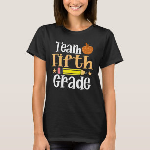 Team Fünfte Klasse zurück zum ersten Schullehrer T-Shirt