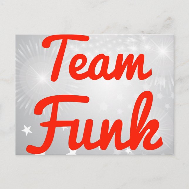 Team-Funk Postkarte (Vorderseite)