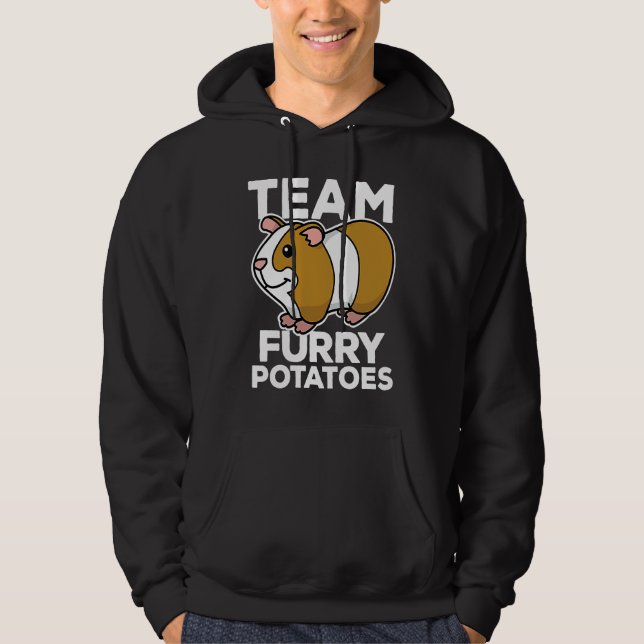 Team Furry Potatoes  Meerschweinchen  Team Hoodie (Vorderseite)