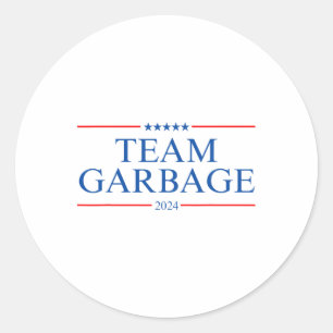 Team Garbage 2024 Runder Aufkleber