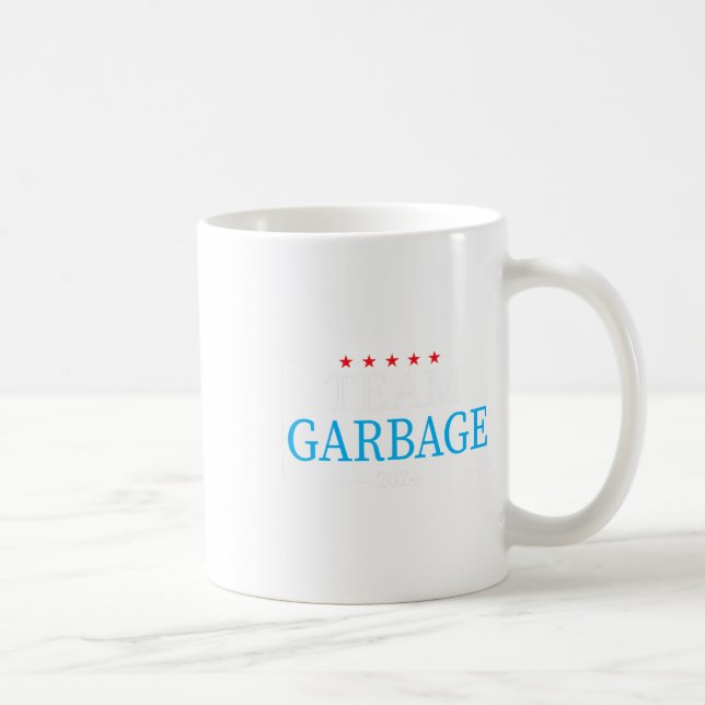 Team Garbage 2024 Trump US-Wahl Kaffeetasse (Rechts)