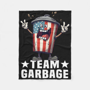 Team Garbyge Make American Garbyge Great Again Fleecedecke