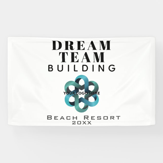 Team Gebäude Dream Team Firmenlogo Banner (Horizontal)