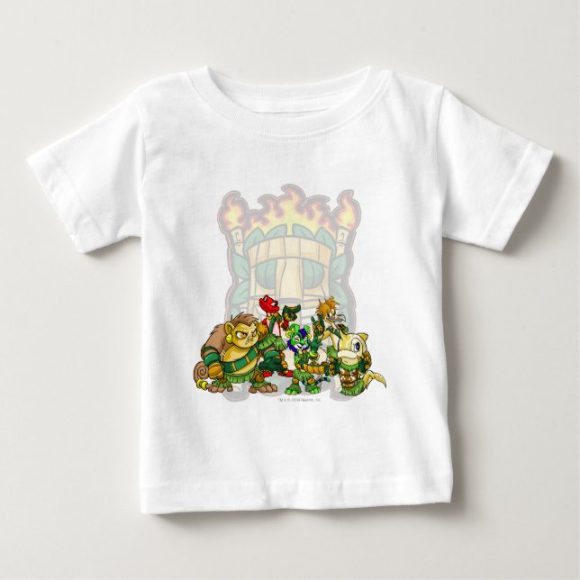 Team-Geheimnis-Insel-Gruppe Baby T-shirt (Vorderseite)