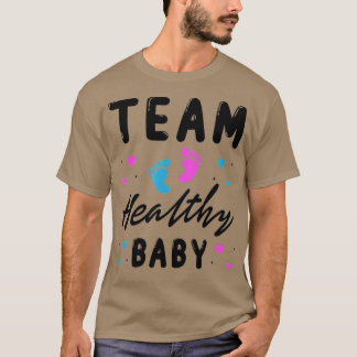 Team gesundes Baby Funny Geschlecht offenbaren Par T-Shirt