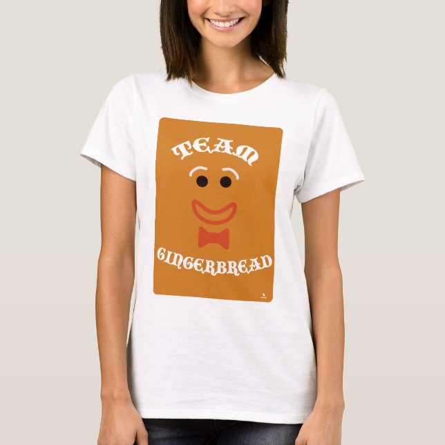 Team Gingerbread Funny Christmas Slogan Design T-Shirt (Vorderseite)