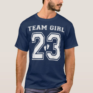 Team Girl 2023 Gender Reveal Girl Baby Shower Adop T-Shirt