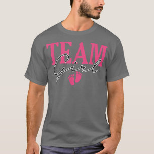 Team Girl Gender Reveal Baby Shower Pink oder Blue T-Shirt