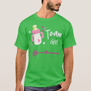 Team Girl Gender Reveal Party Team Pink Baby Annou T-Shirt