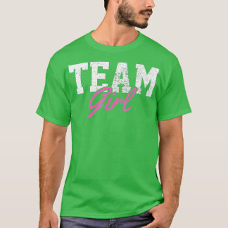 Team Girl Gender Reveal Party Vintag T-Shirt