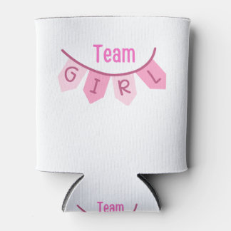 Team Girl, Gender Reveal Table kann abkühlen Dosenkühler