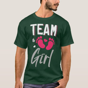 Team Girl Geschlecht Enthüllung Baby Dusche T-Shirt