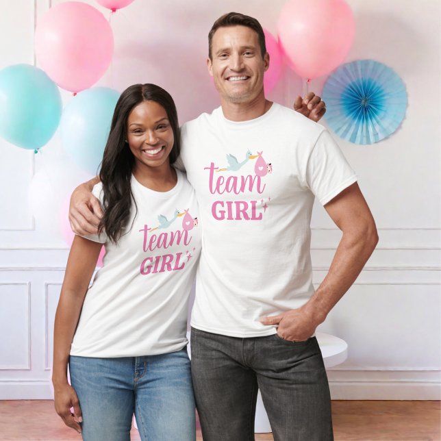 Team Girl Pink Gender Reveal Party Unisex T-Shirt (Team Girl Pink Gender Reveal Party Unisex T-Shirt
)