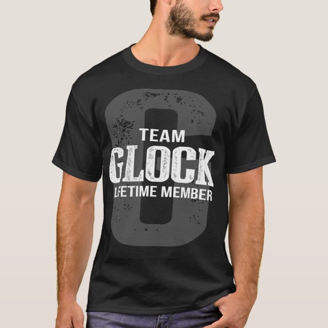Team GLOCK Lifetime Member T-Shirt (Vorderseite)