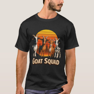 Team Goats Farm Animal Herd Ironic Squad Country L T-Shirt